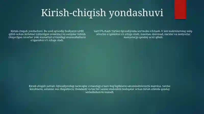Sarf OʻLchash Turlari 4