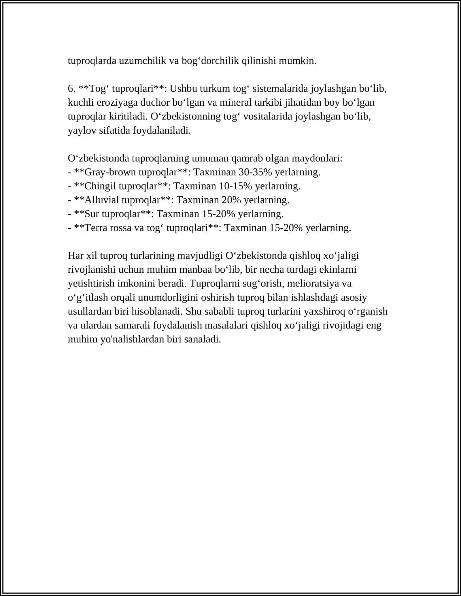 Oʻzbekistonda Tuproqlar Geografiyasi 4