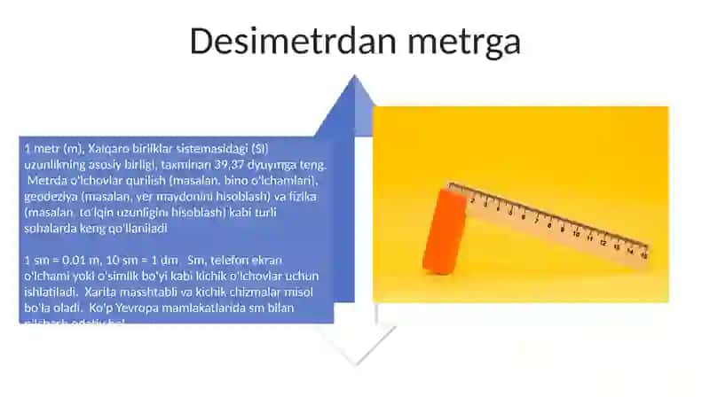 Metr santimetr ditsimetr 4
