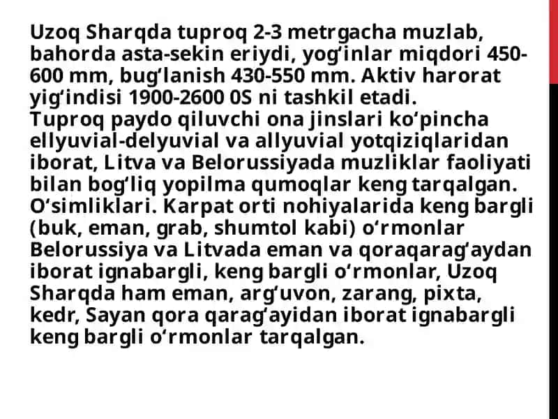 KENG BARGLI O’RMONLARNING QO’NG’IRTUSLITUPROQLARI 4