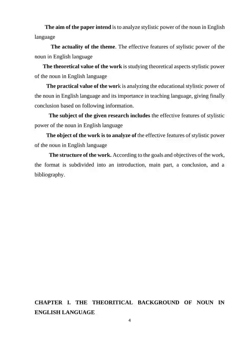 STYLISTIC POWER OF THE NOUN 4