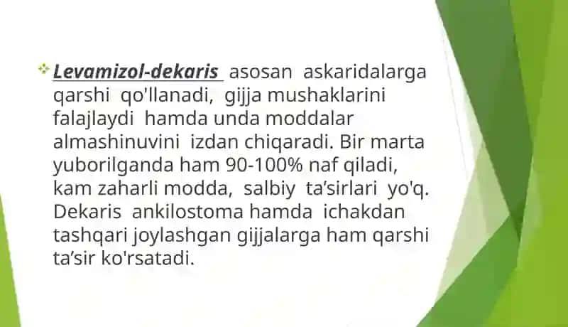 Gelmintozlar va ularning to'g'risida 4