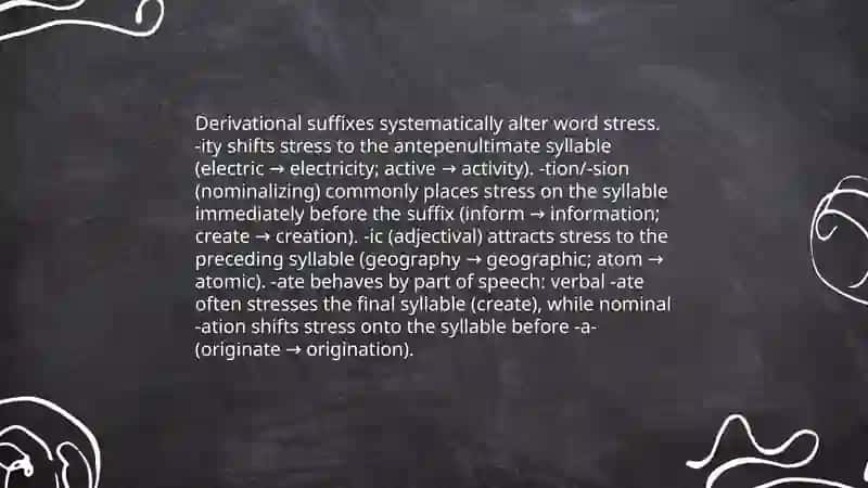 Modifications of the accentual structure of words in English 4
