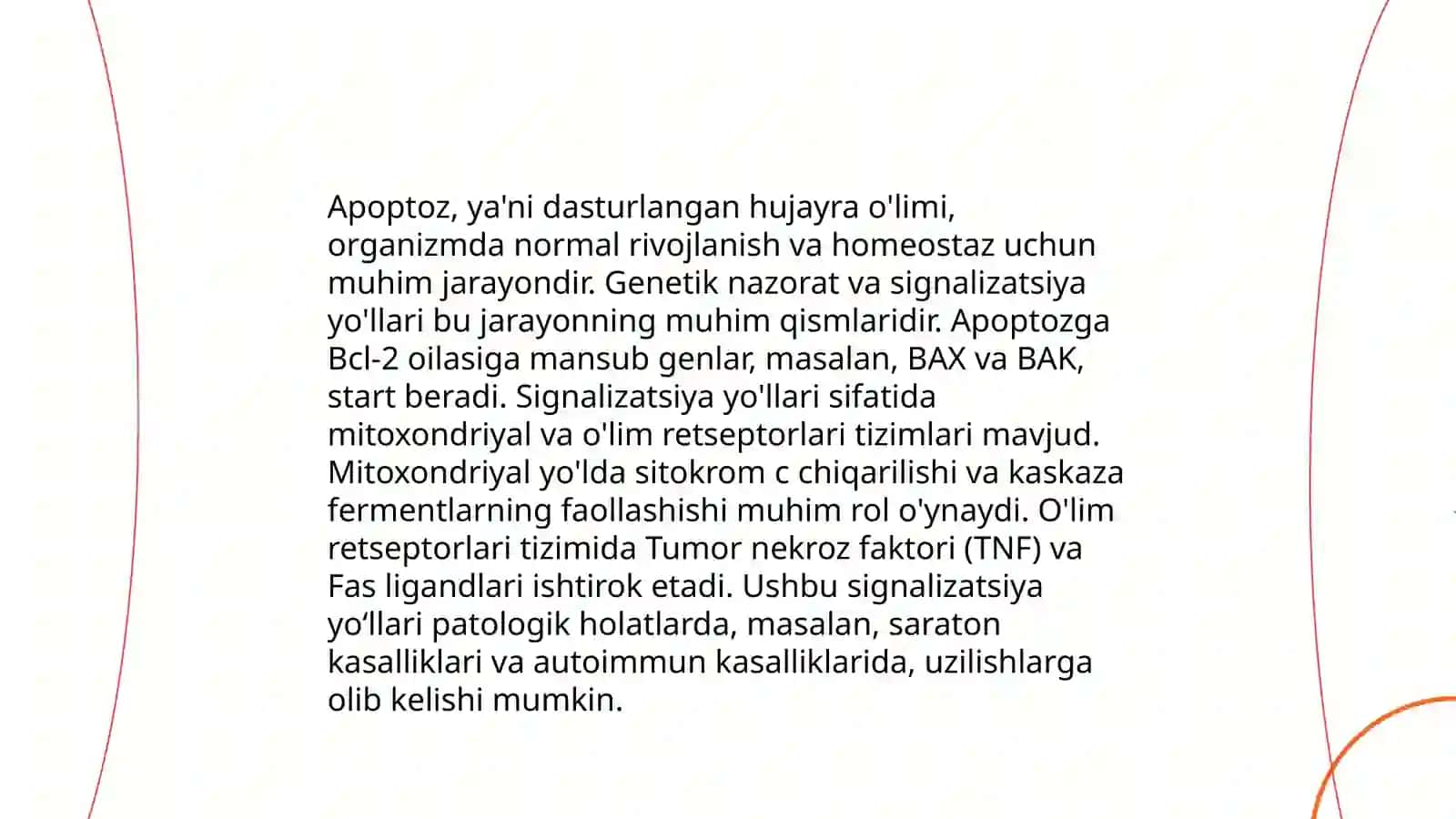 Hujayra appoptozi va gistologik ahamiyati 4