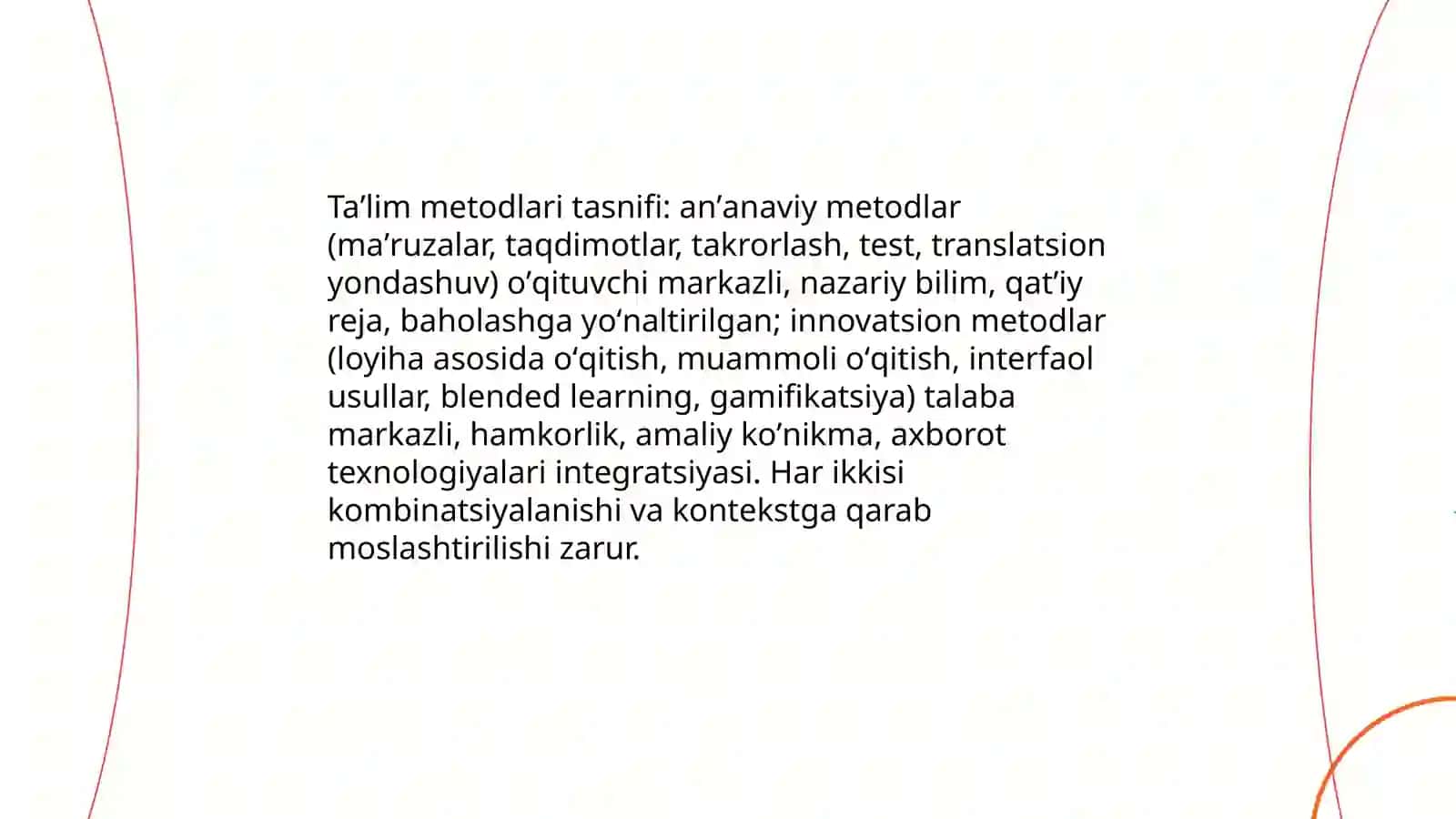 Taʼlim metodlari va vositalari 4