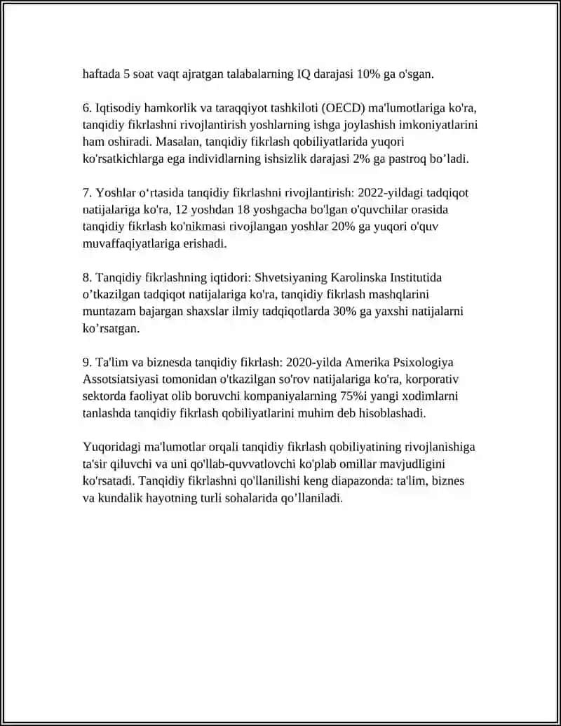 TALABALARNING FIKRLASH QOBILIYATINI OSHIRISH YOʻLLARI VA USULLARI 4