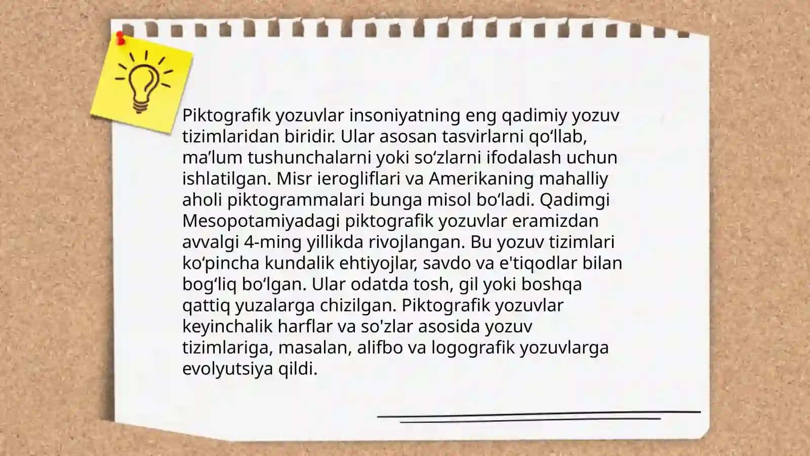 Yozuv va uning rivojlanish bosqichlari 4