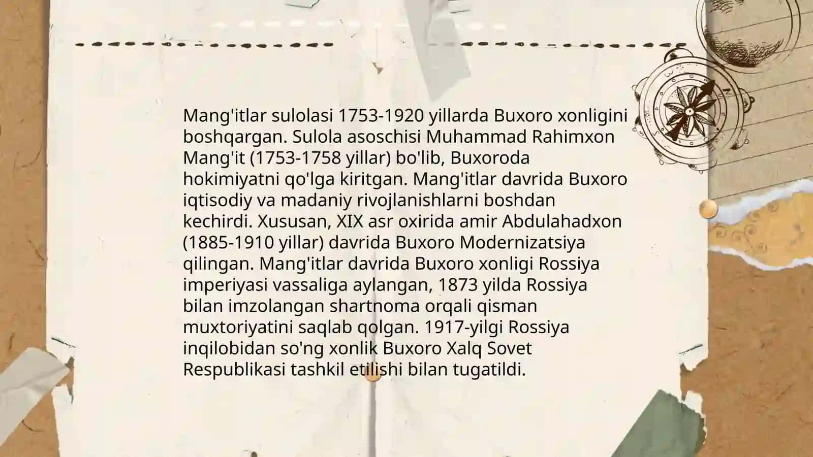 Mang'itlar boshqaruv davri 4