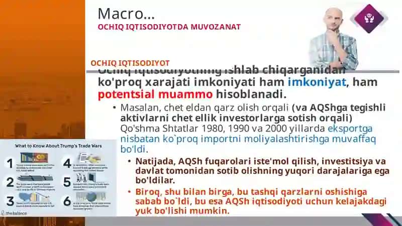 Ochiq Iqtisodiyotda Investitsiya va Jamg'arish 4
