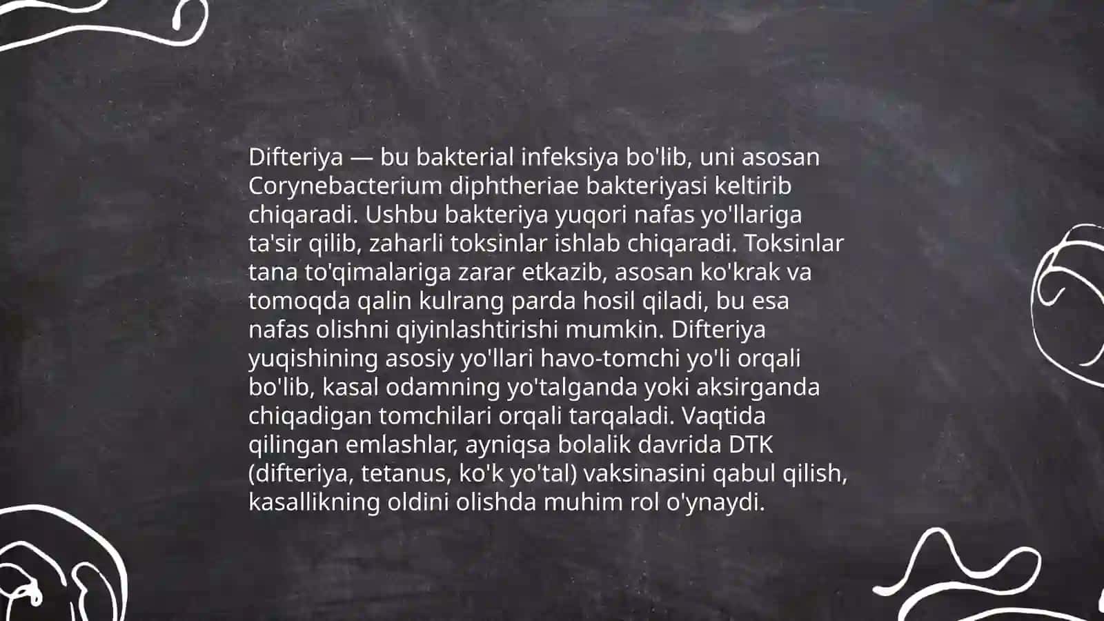 Difterya kôkyôtal haqida malumot 4