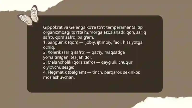Temperament va uning nazariyalari 4