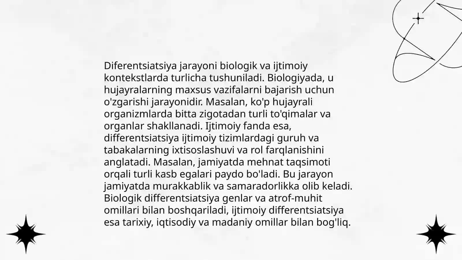Hujayra ontogenezining rivojlanish bosqichlari 4