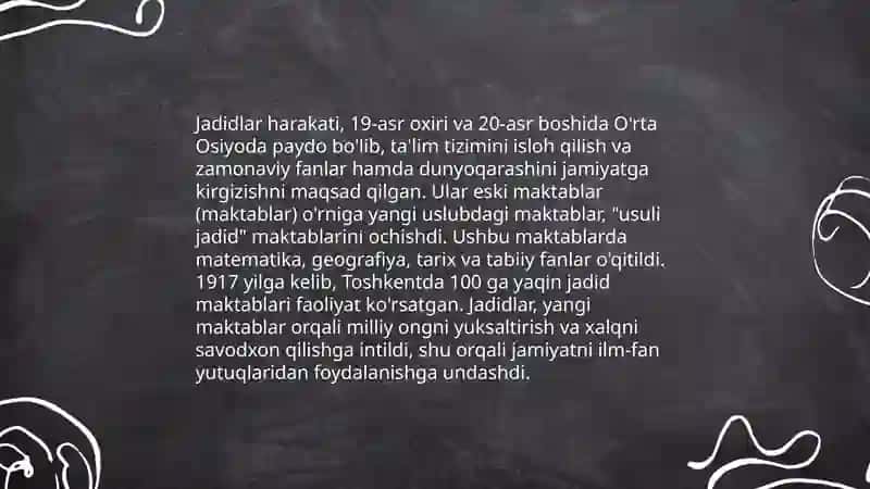 Jadid mutaffakirlarining pedagogik qarashlari 4