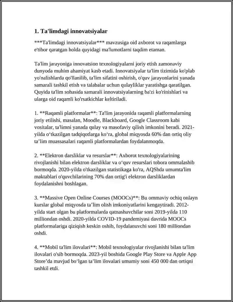 Ta'limdagi innovatsiyalar 4