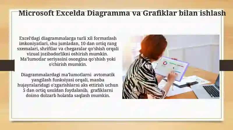 MS Excelda grafik va diagrammalar bilan ishlash 4