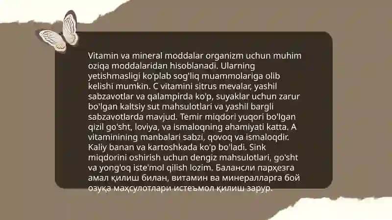To'g'ri ovqatlanish sog'lom turmush tarzi omili 4