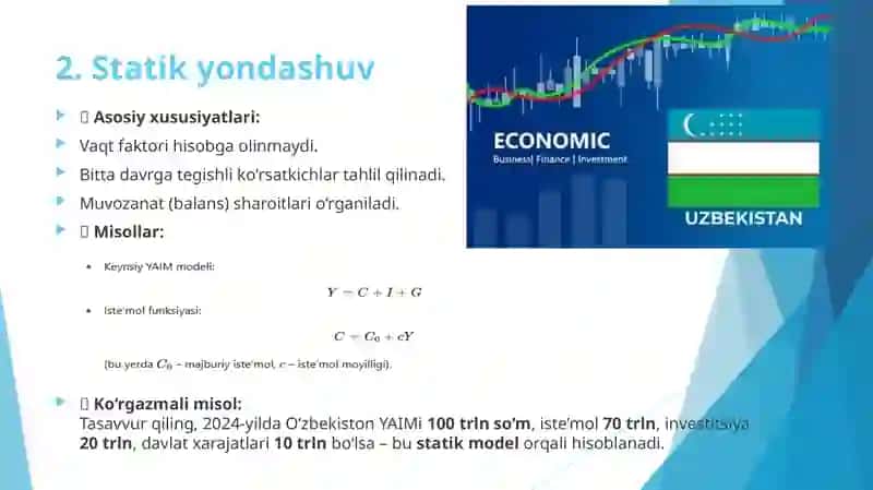 Makroiqtisodiy model konsepsiyasi 4