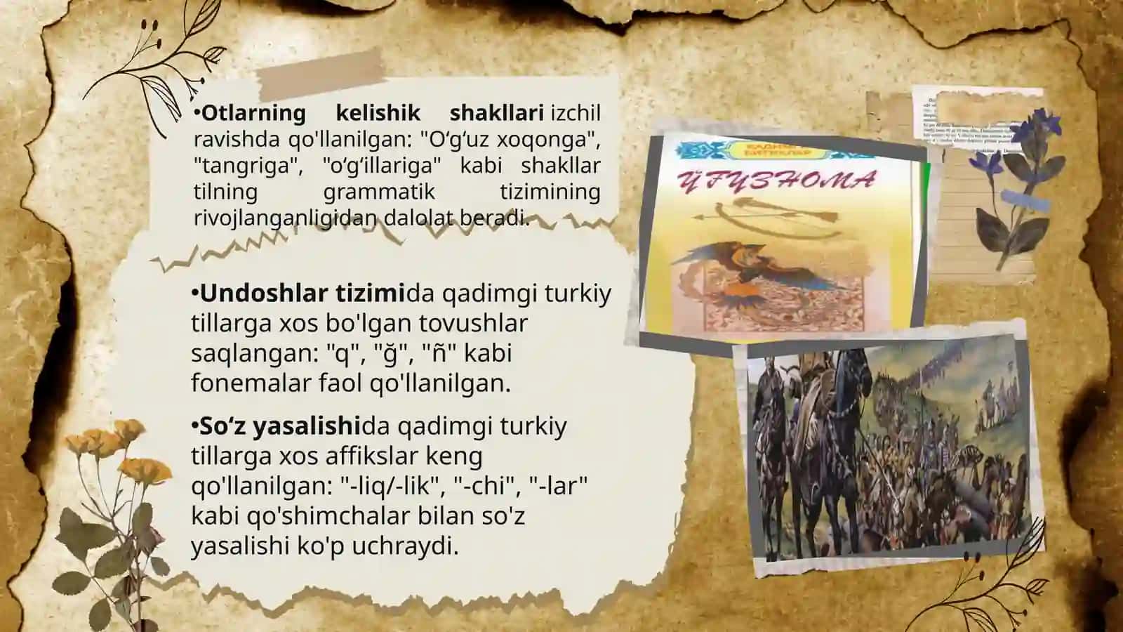 "O‘G‘UZNOMA" DOSTONINING TILI VA USLUBI 4