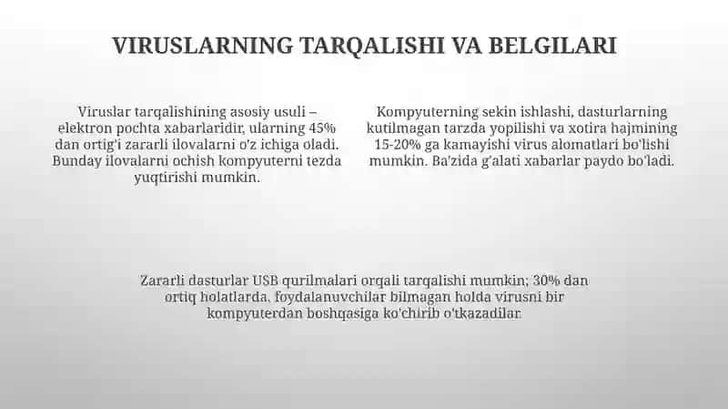 Kompyuter viruslari va virusdan himoya qilish 4