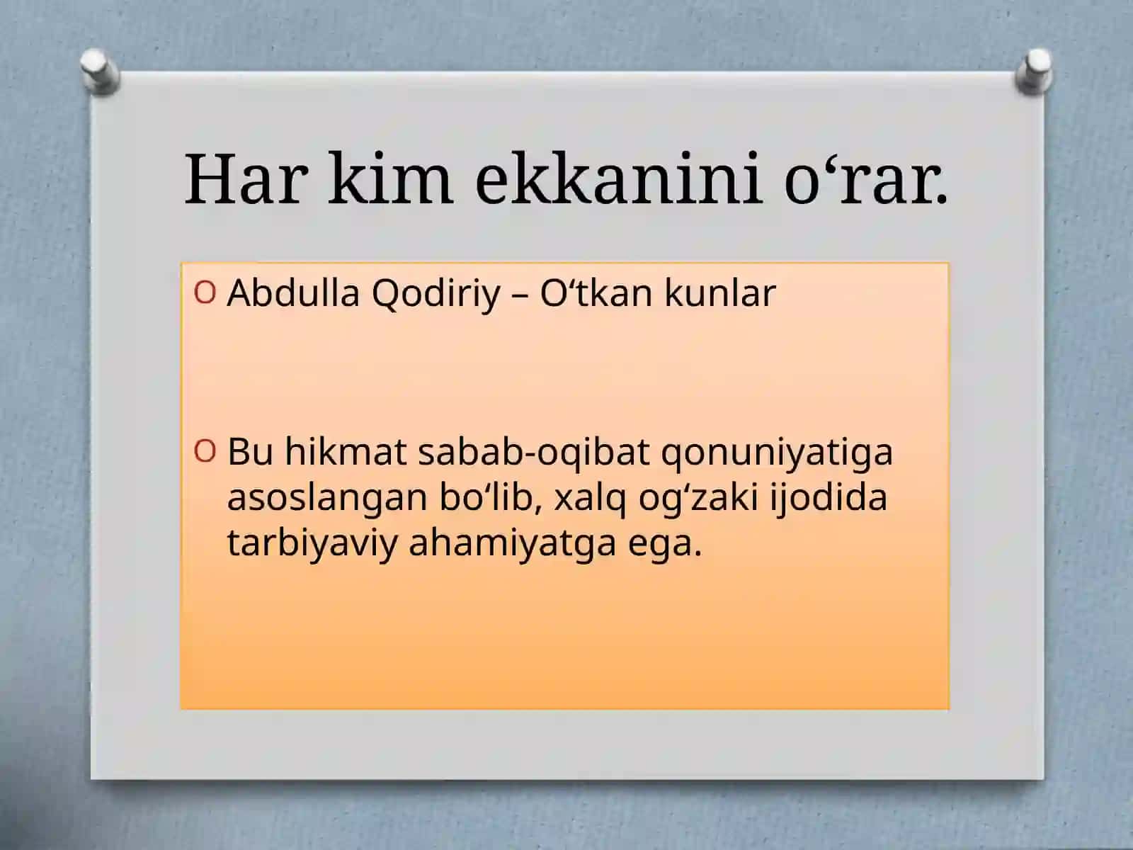 O'zbek folklori maqollari 4