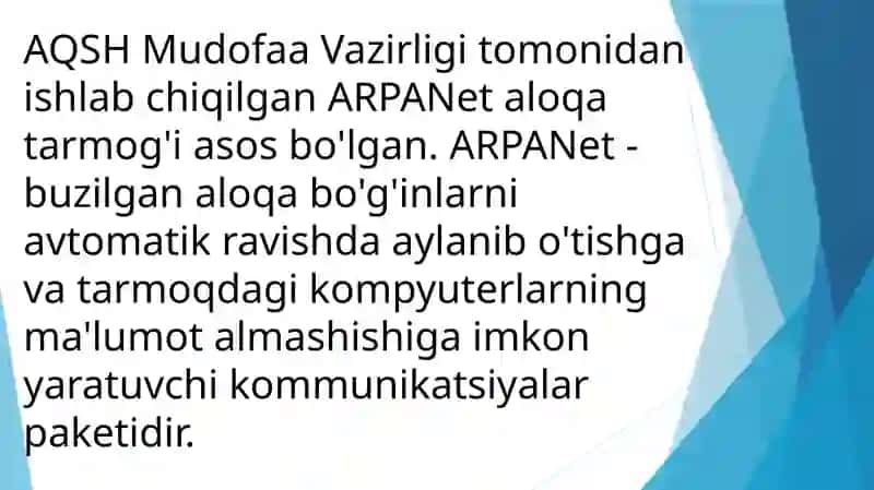 Internet tarmoqlarida axborot makoni haqida tushuncha berish 4