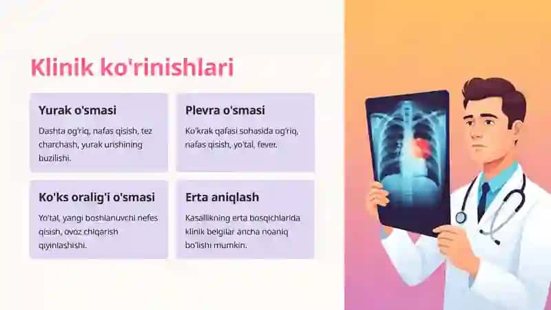 Ko'krak qafasi organlari o'smasi 4