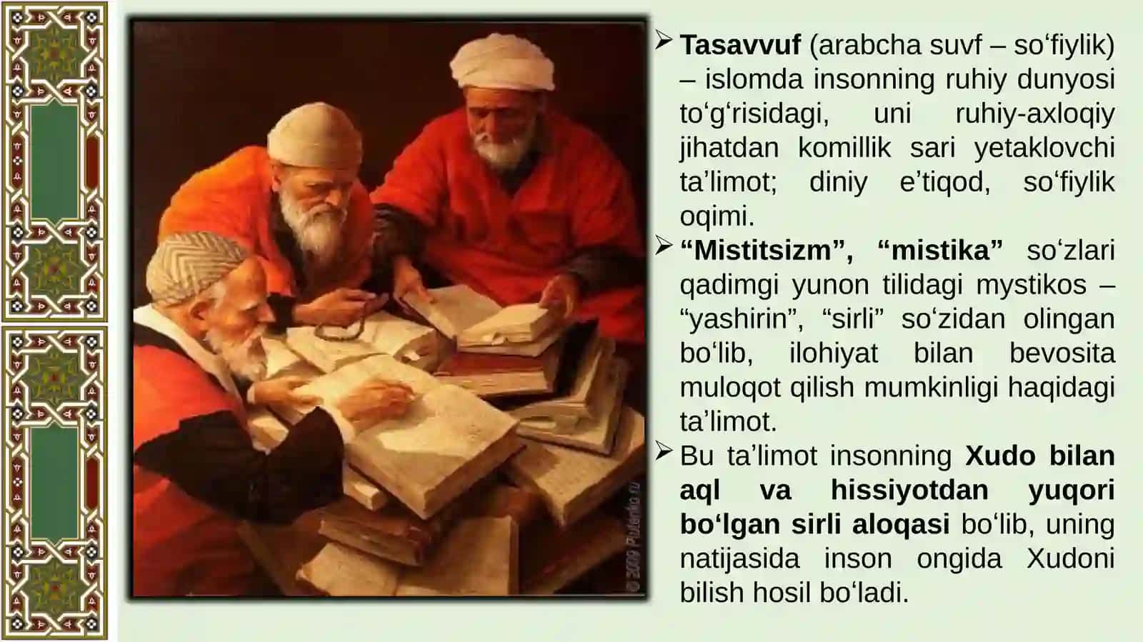 Tasavvufning Paydo Bo'lish Tarixi va Manbalari 4