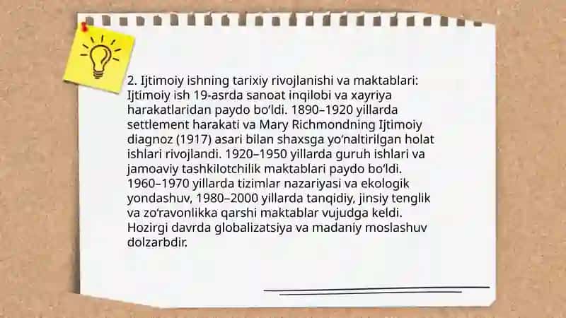 Ijtimoiy ishning nazariy asoslari 4