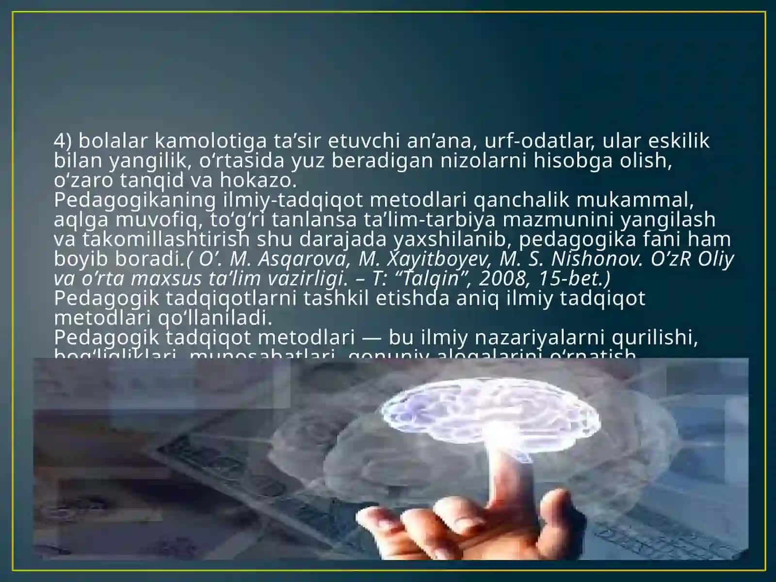 Ilmiy tadqiqot metodlari 4