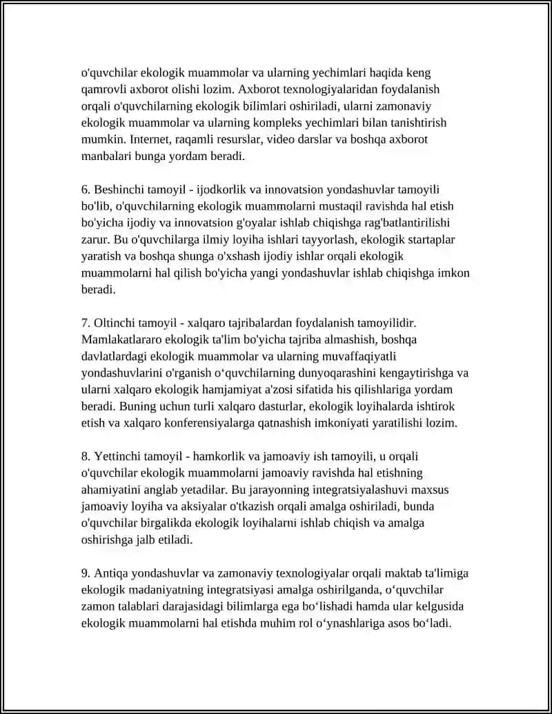 EKOLOGIK MADANIYATNI SHAKILLANTIRISH 4
