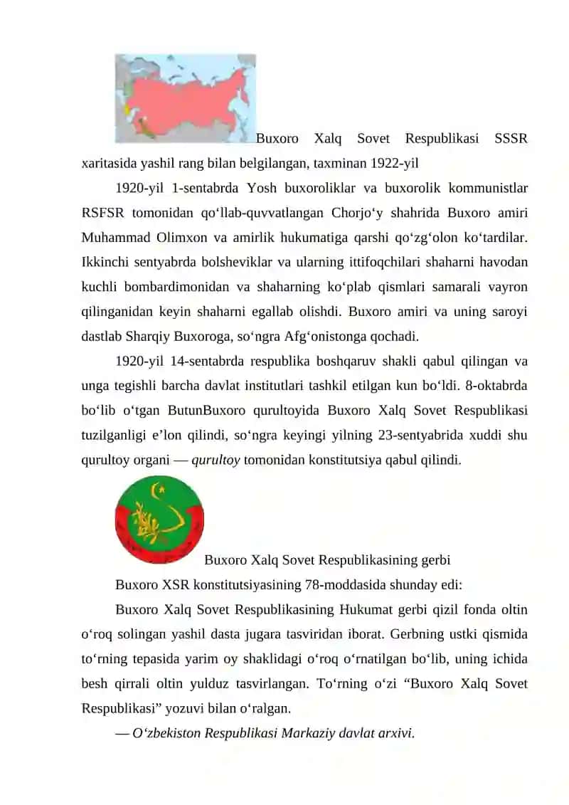 Oʻzbekiston Respublikasi Davlat Gerbi 4
