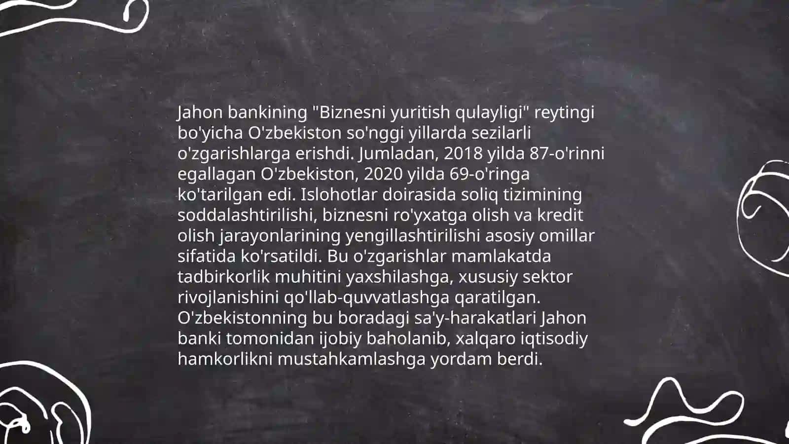 Yangi O'zbekiston ijtimoiy-siyosiy, iqtisodiy va madaniy hayotida ro'y berayotgan o'zgarishlarning xalqaro reyting va indekslarda aks etishi 4