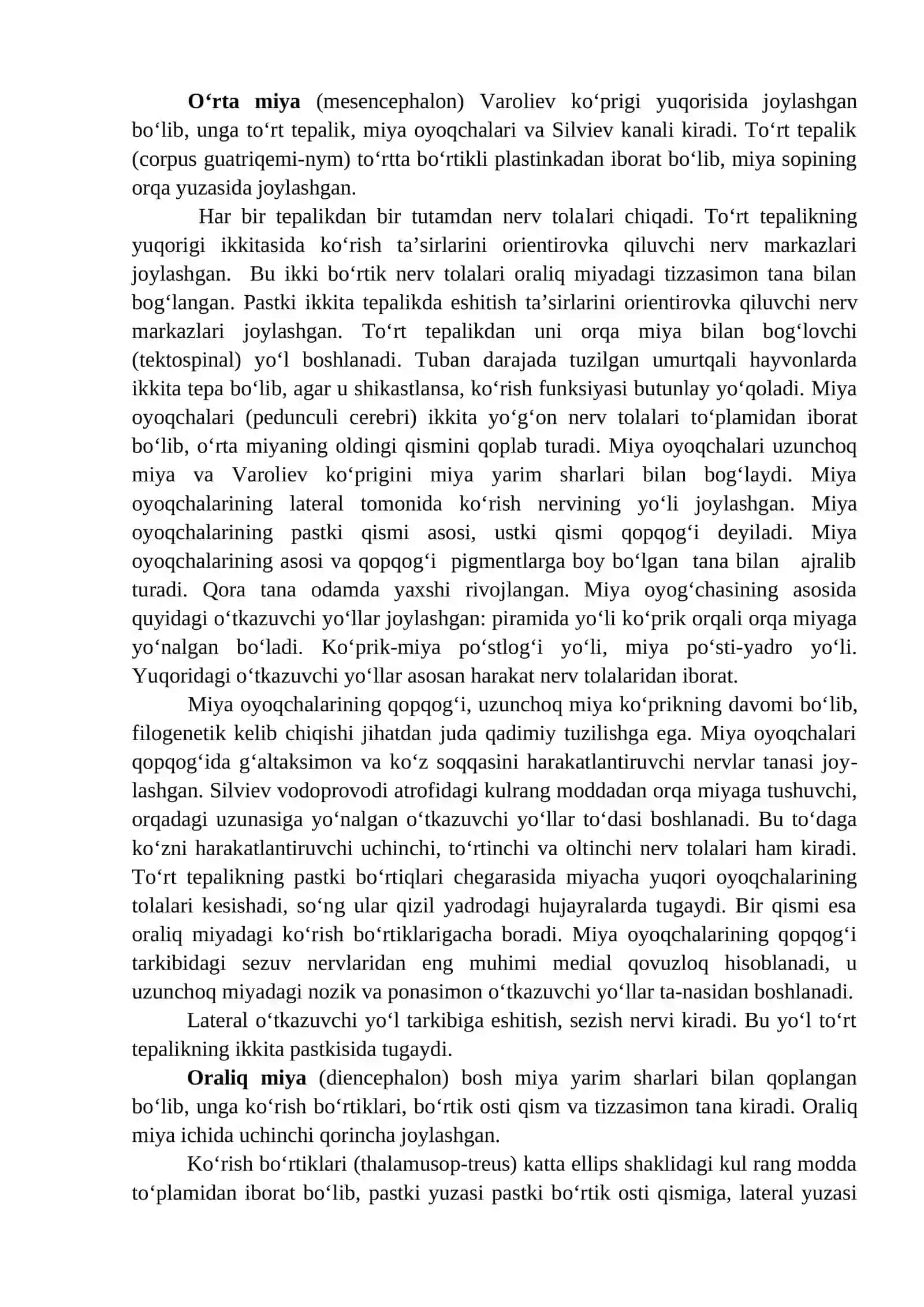 13-MA’RUZA. BOSH MIYANING TUZILISHI 4