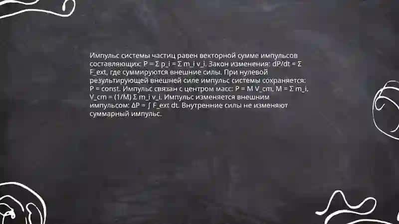 Импулс и закон сохранения 4