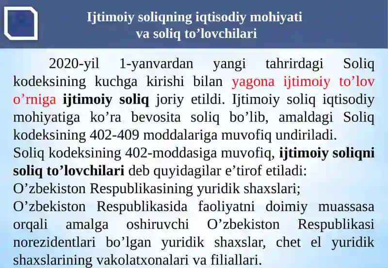 Ijtimoiy soliq va mahalliy qimorlar 4