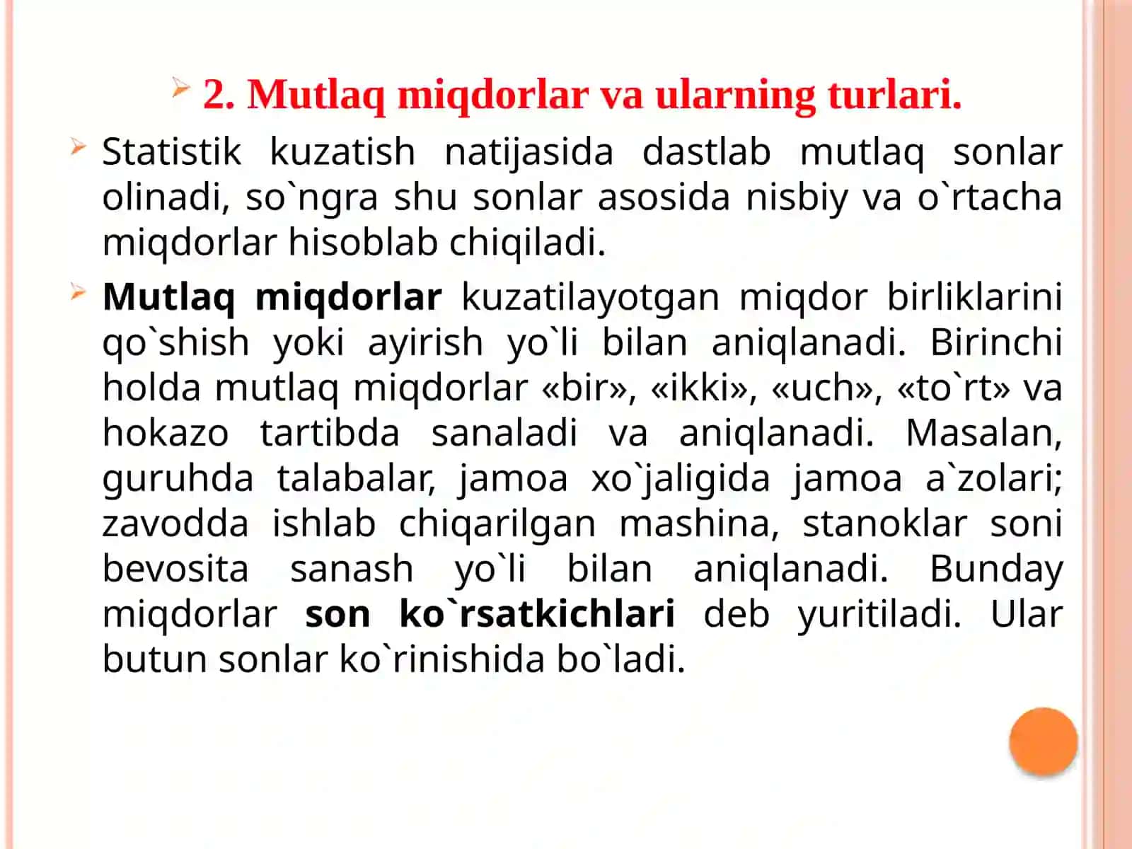Tasviriy statistika ko’rsatkichlari 4