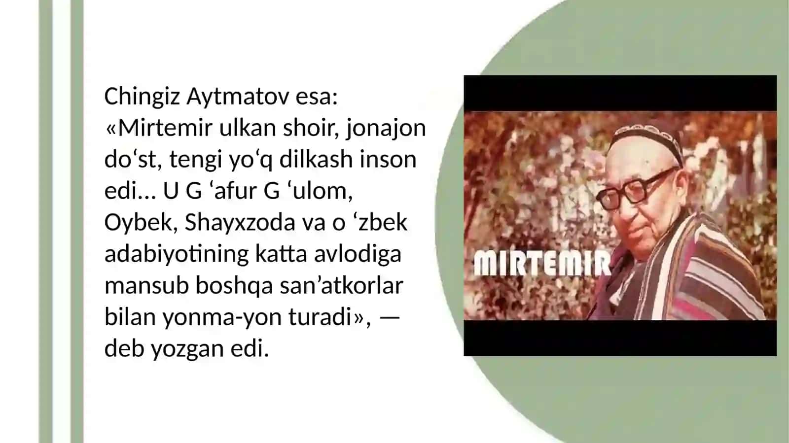 Mirtemir  she'riyati 4