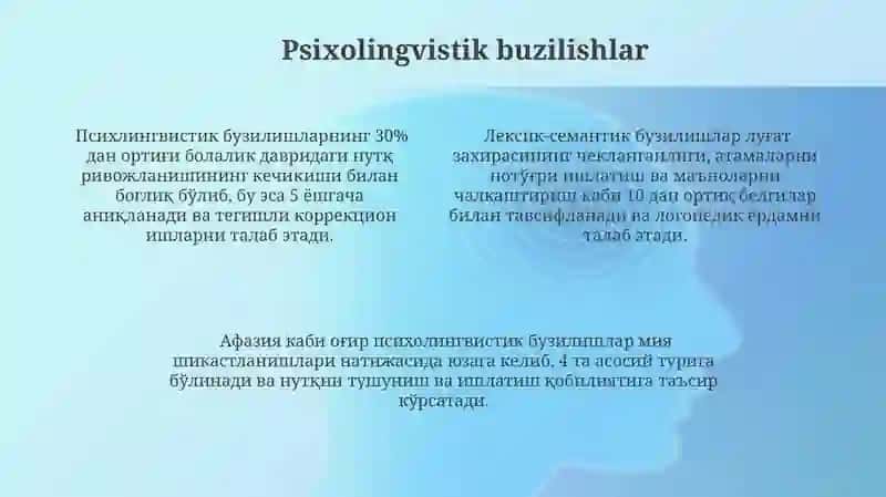 Psixolingvistika va uning yònalishlari 4