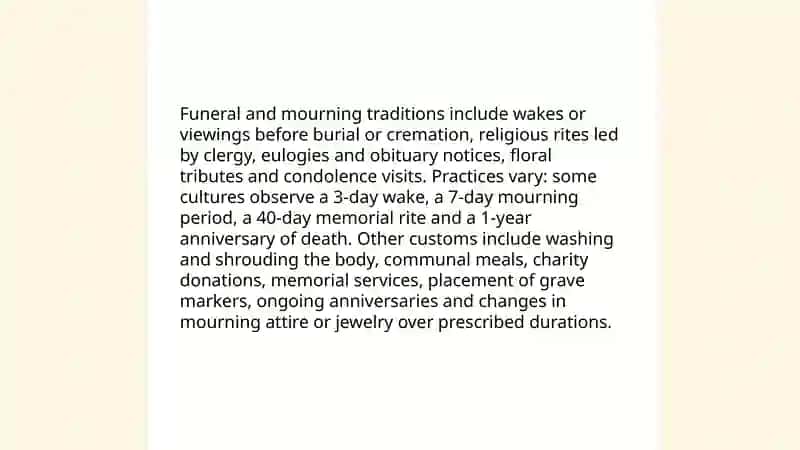 Customs and traditions 4