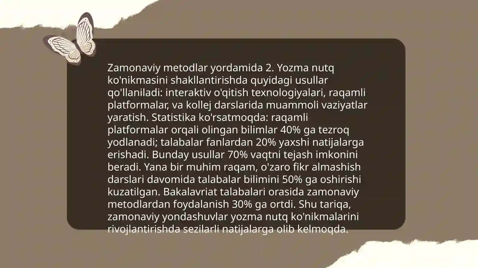 Oʻquvchilarda yozma nutq ko'nikmasini shakllantirish mazmuni 4