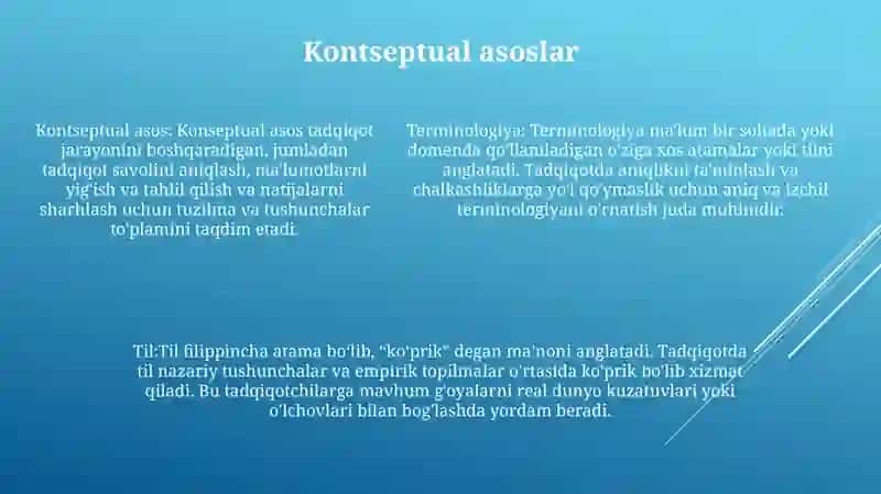 Tarixiy evolyutsiya: "Terminologiya" tushunchasi 4