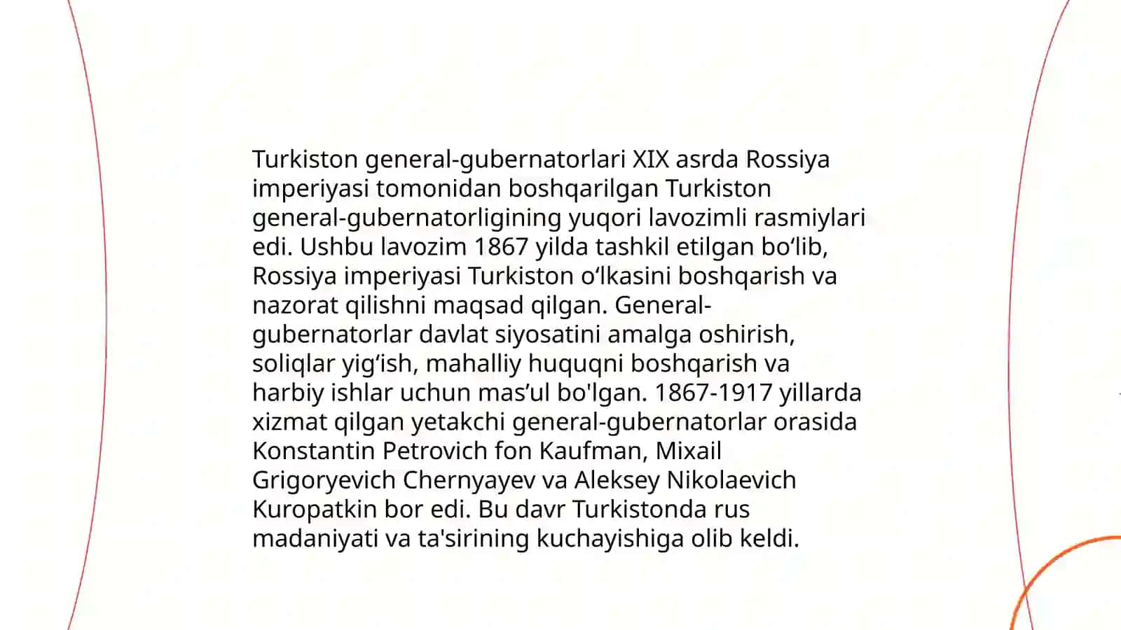 Turkiston general gubernatorlari porteretiga chizgilar 4