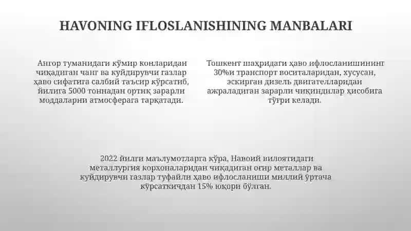 Havoning ifloslanishi 4