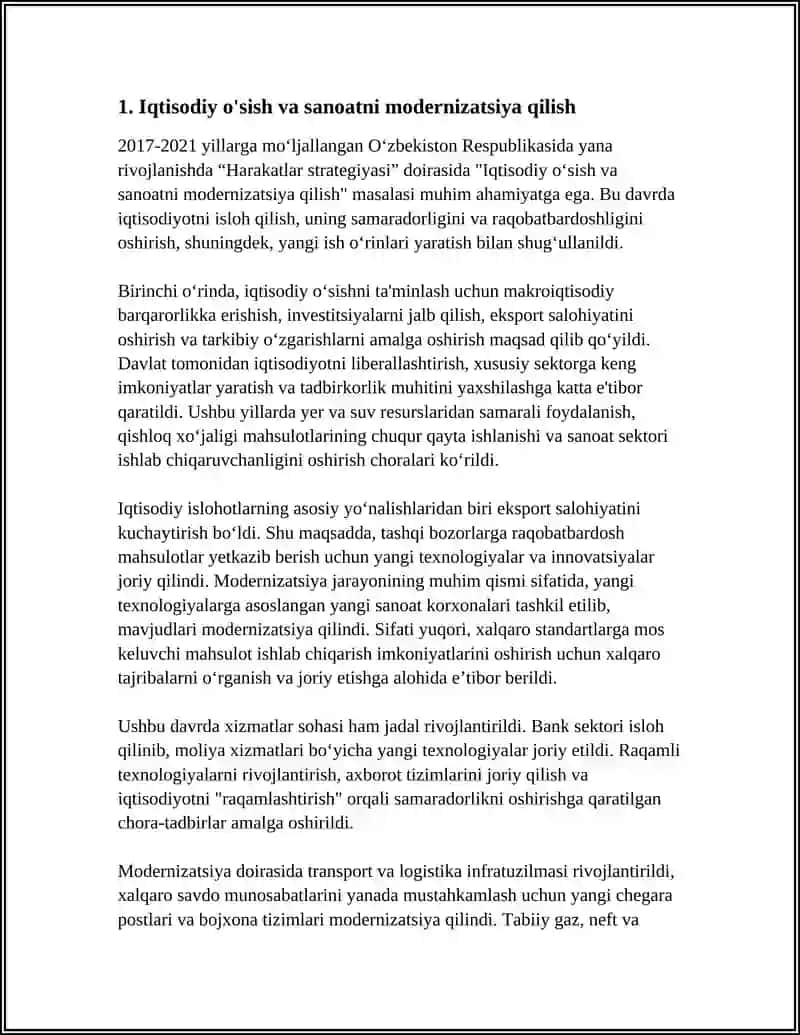 Harakatlar strategiyasi 4