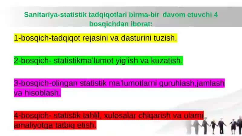Statistik tadqiqotlarni tashkil etish 4