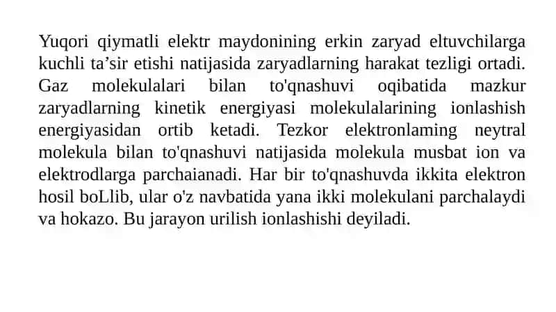 Gazlarning dielektrik singdiruvchanligini hisoblash 4