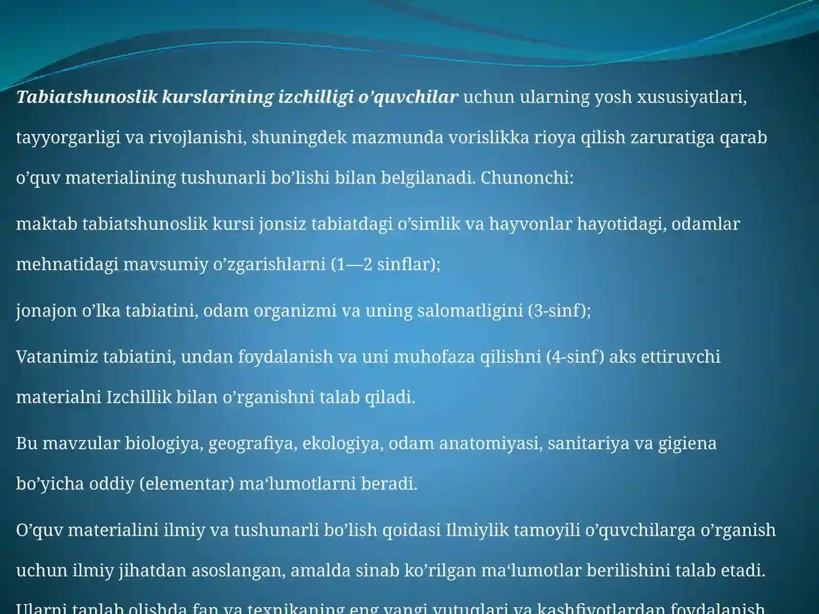 Tabiatshunoslikning Didaktika Tamojlar 4