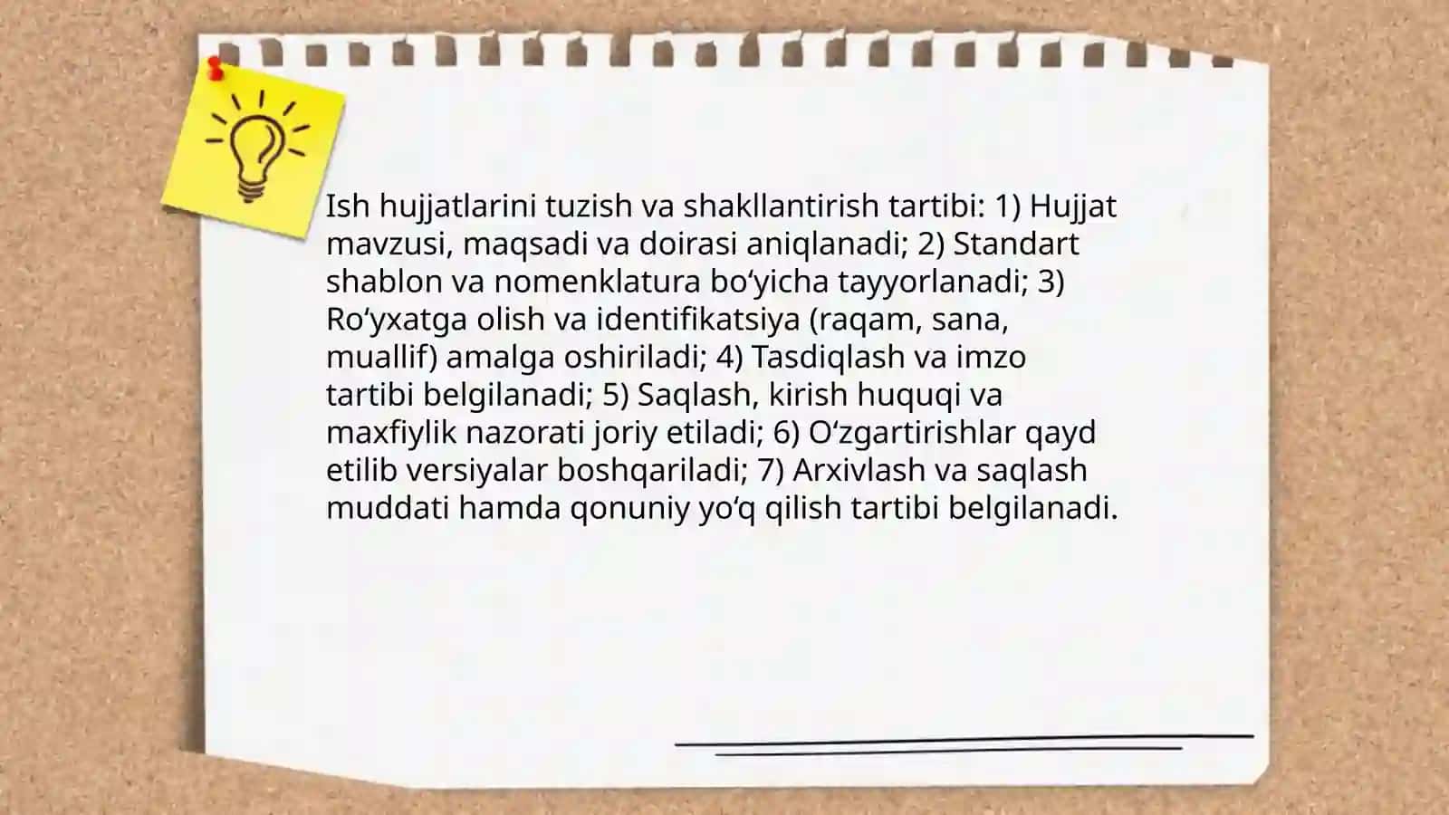 Audit ish hujjatlari turlari va tasnifi 4