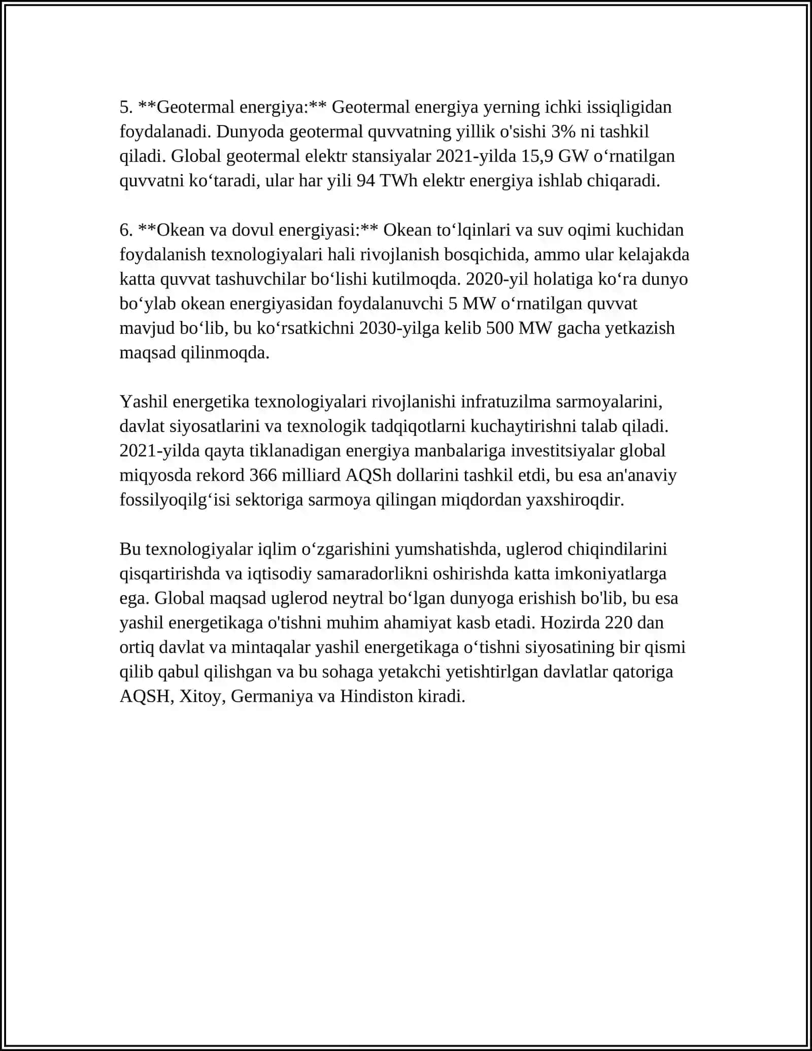 Yashil energetika texnologiyalari 4