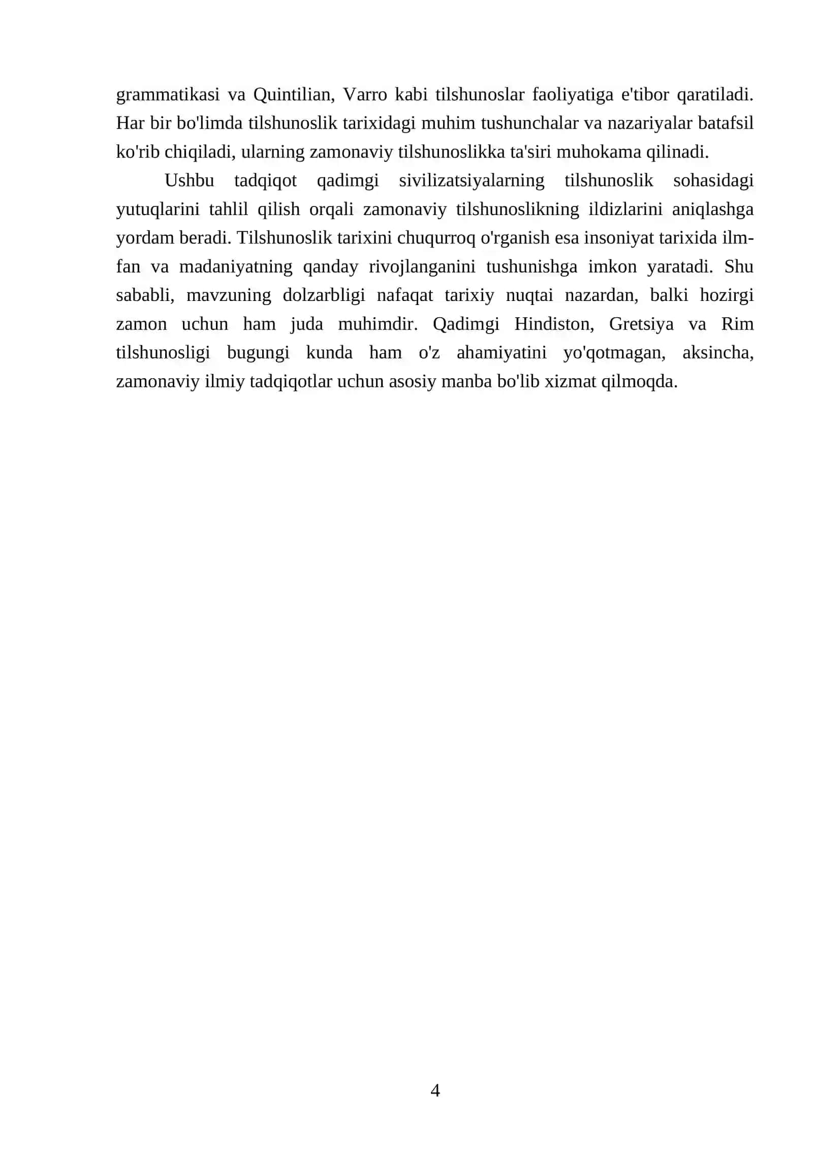 Til shunoslik tarixidan ma‘lumotlar.qadimgi hind,grek,va rim tilshunosligi 4